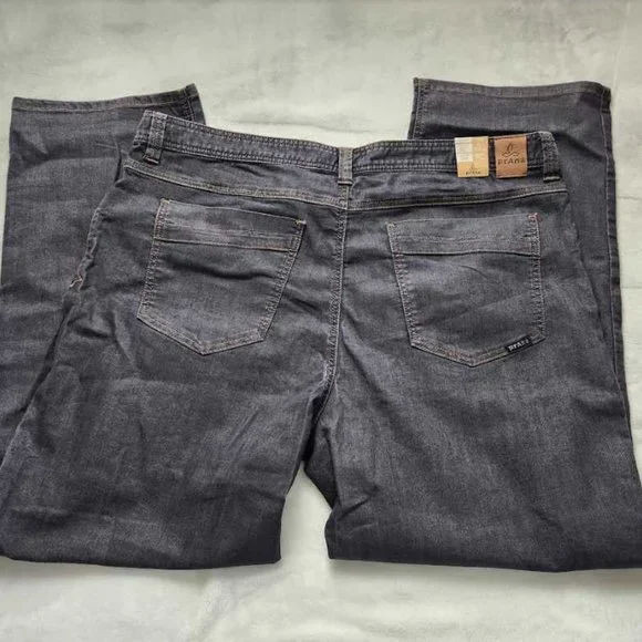 New men's 42x30 Prana Bridger lightweight jean in denim
